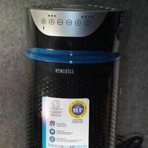 HoMedics TotalClean 5‑in‑1 Air Purifier Anti‑Allergen UV‑C Light Preowned